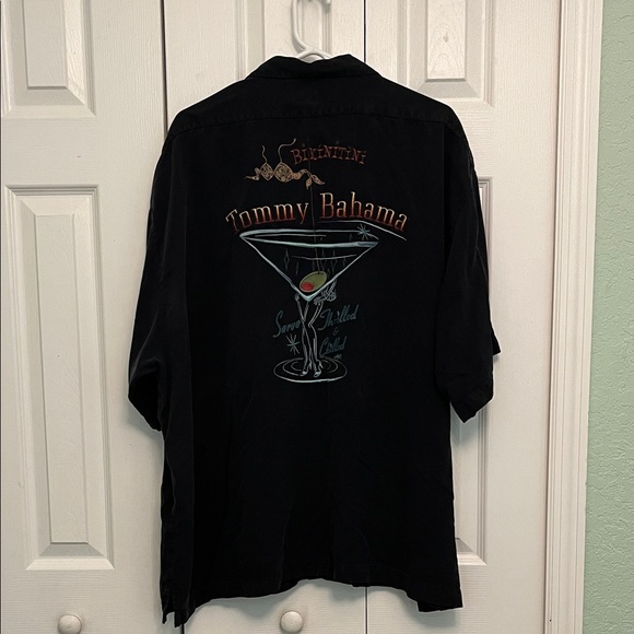Tommy Bahama Other - Tommy Bahama Black Graphic Martini Men's Shirt XXL